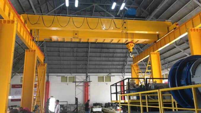 5T Grab Gantry Crane Installation for Thailand