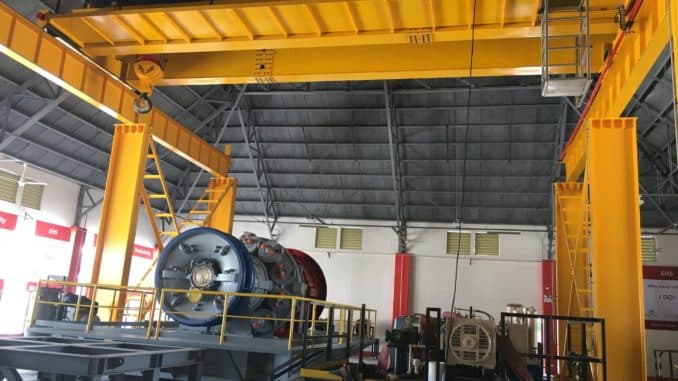 5T Grab Gantry Crane Installation for Thailand
