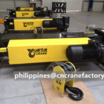 1 Ton Wire Rope Hoist Used at a Construction Site in Philippines