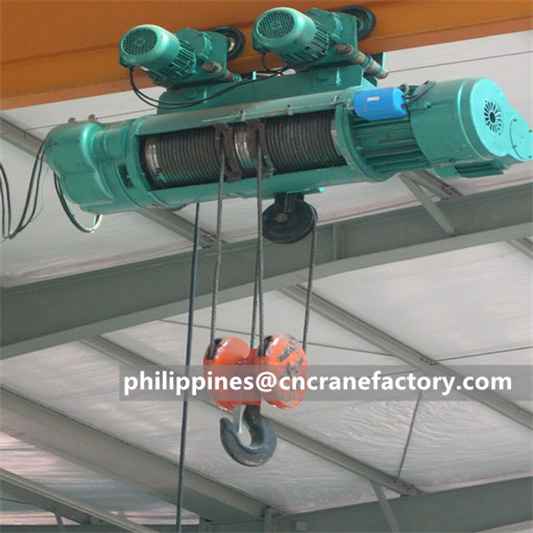Loading Wire Rope 5ton 5 Ton Wire Rope Hoist for Sale to Philippines | Improve Workshop Efficiency